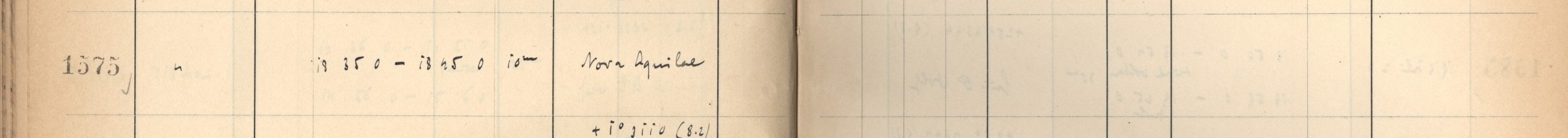 Plattenverzeichnis Eintrag01575