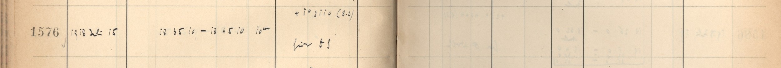Plattenverzeichnis Eintrag01576