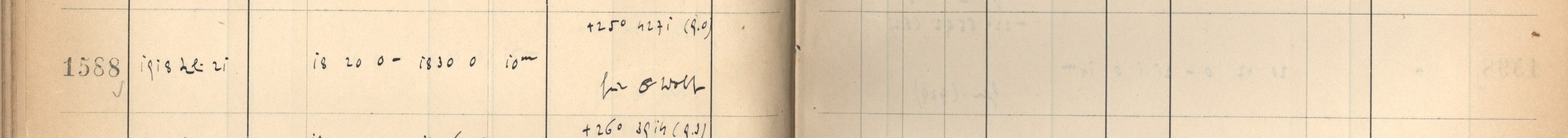 Plattenverzeichnis Eintrag01588