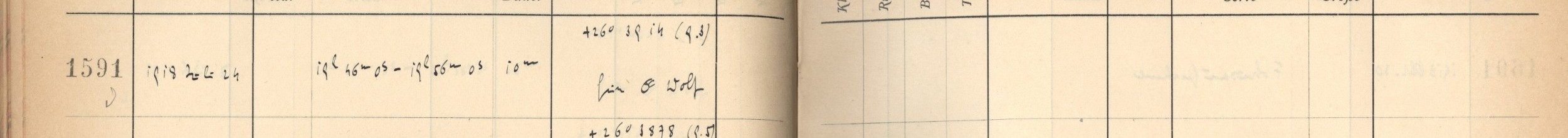 Plattenverzeichnis Eintrag01591