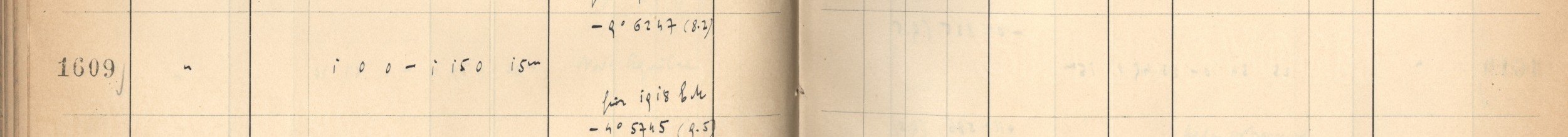 Plattenverzeichnis Eintrag01609