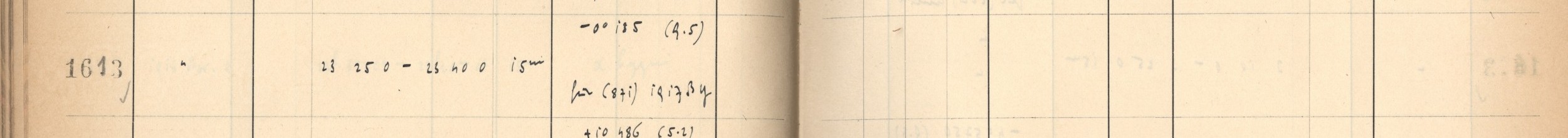 Plattenverzeichnis Eintrag01613
