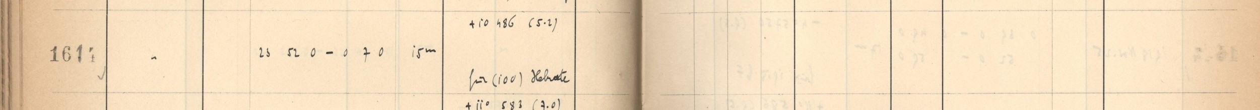 Plattenverzeichnis Eintrag01614