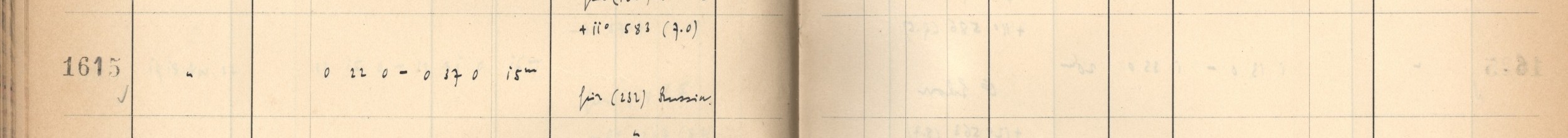 Plattenverzeichnis Eintrag01615