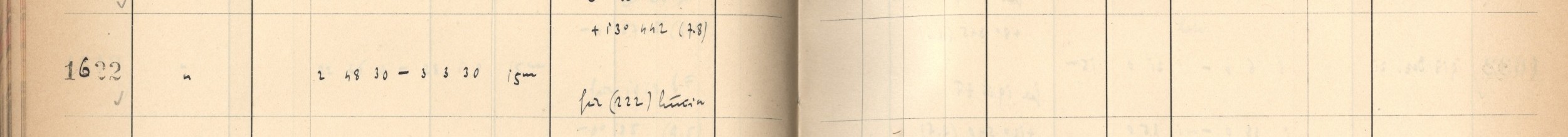Plattenverzeichnis Eintrag01622