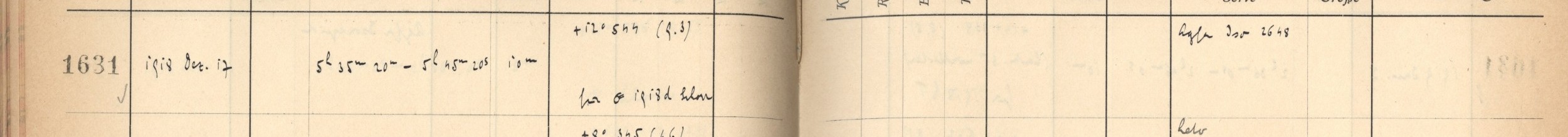 Plattenverzeichnis Eintrag01631