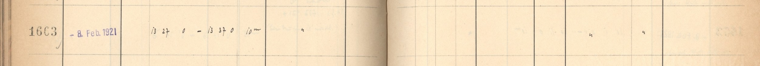 Plattenverzeichnis Eintrag01663