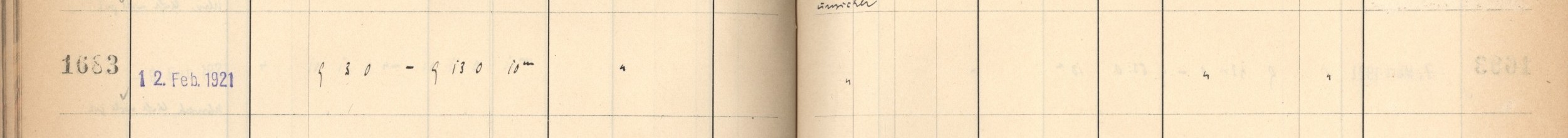 Plattenverzeichnis Eintrag01683