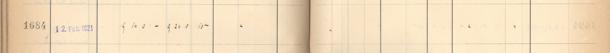 Plattenverzeichnis Eintrag01684