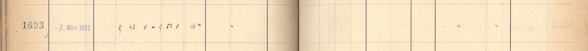 Plattenverzeichnis Eintrag01693