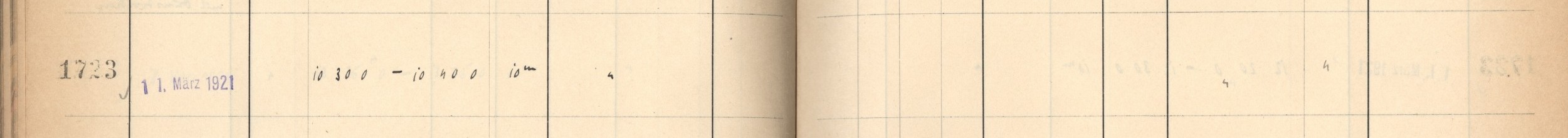 Plattenverzeichnis Eintrag01723