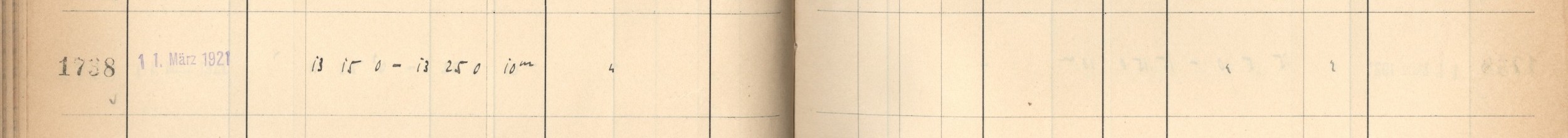 Plattenverzeichnis Eintrag01738