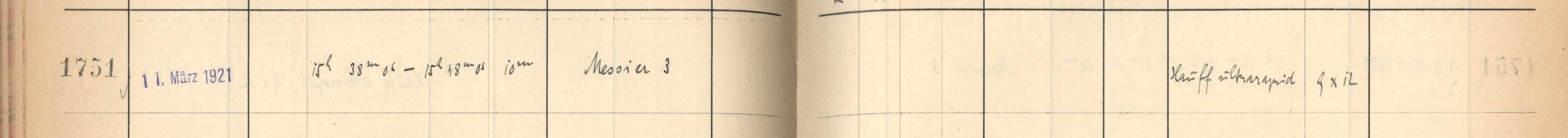 Plattenverzeichnis Eintrag01751