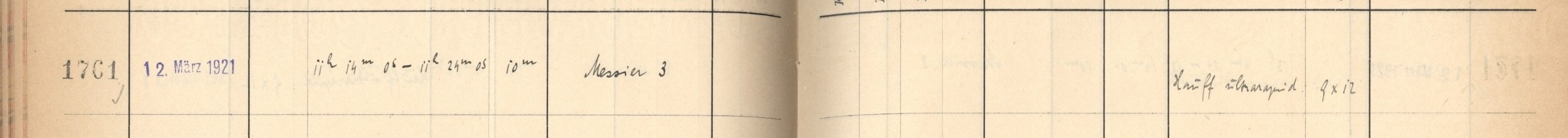 Plattenverzeichnis Eintrag01761