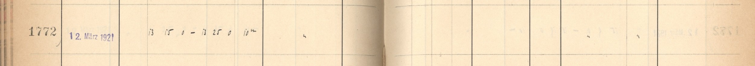 Plattenverzeichnis Eintrag01772