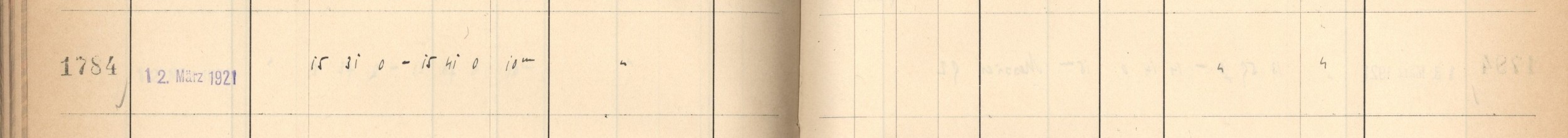 Plattenverzeichnis Eintrag01784