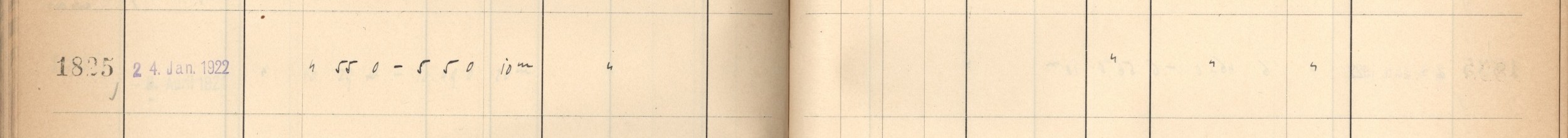 Plattenverzeichnis Eintrag01825