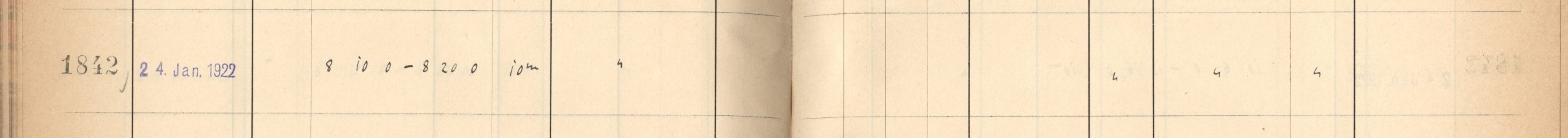 Plattenverzeichnis Eintrag01842