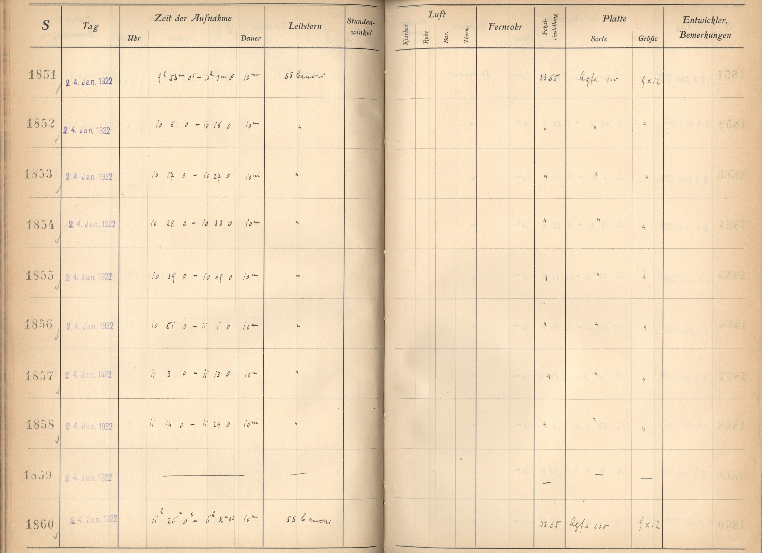 Plattenverzeichnis: ganze Seite01856