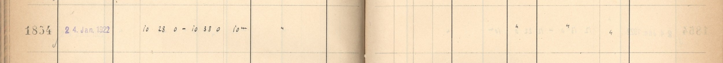 Plattenverzeichnis Eintrag01854