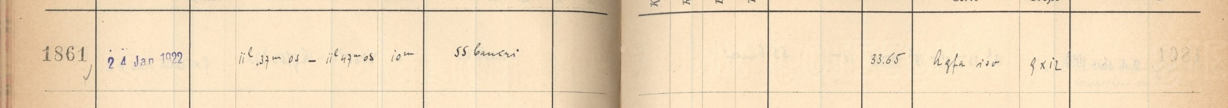 Plattenverzeichnis Eintrag01861