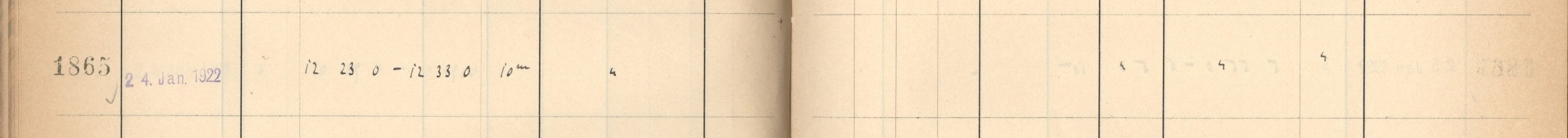 Plattenverzeichnis Eintrag01865