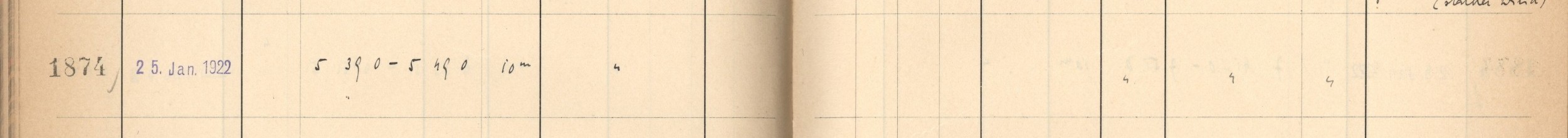 Plattenverzeichnis Eintrag01874
