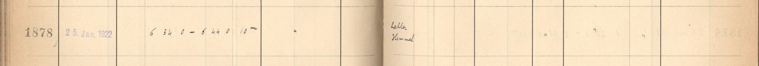 Plattenverzeichnis Eintrag01878