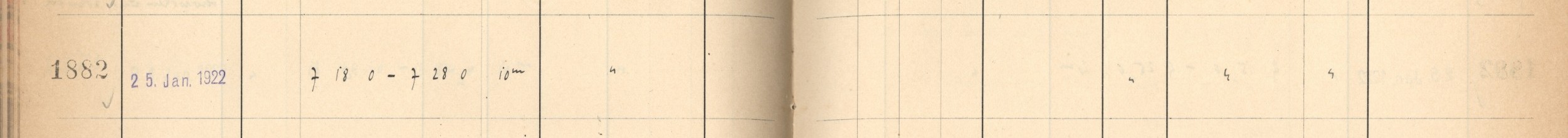 Plattenverzeichnis Eintrag01882