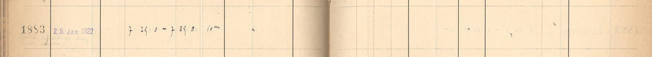 Plattenverzeichnis Eintrag01883