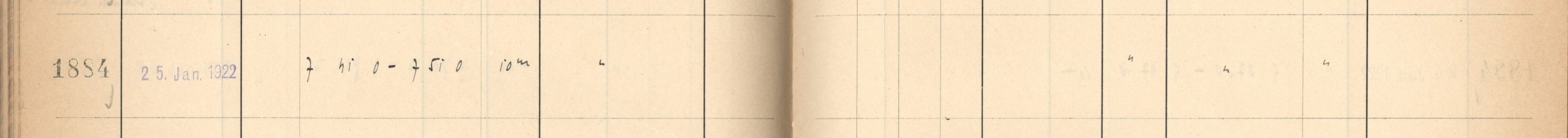 Plattenverzeichnis Eintrag01884