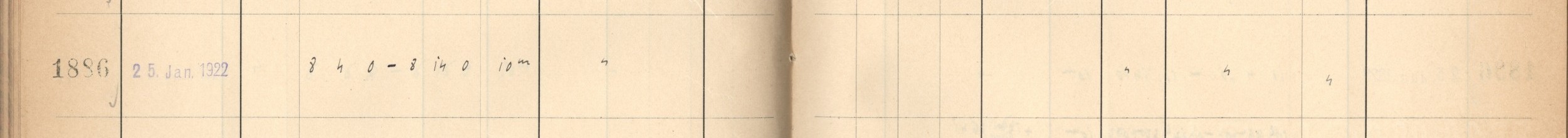 Plattenverzeichnis Eintrag01886