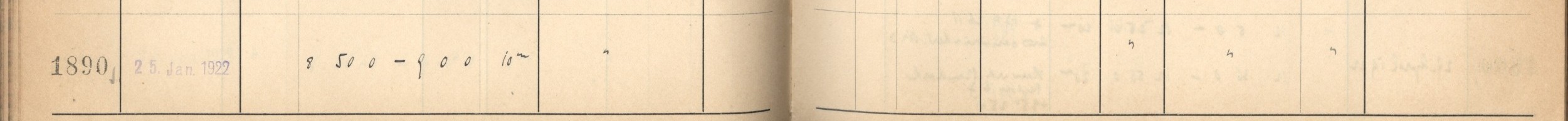 Plattenverzeichnis Eintrag01890