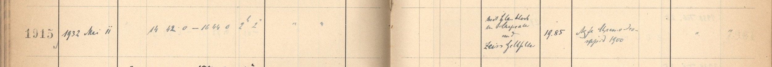 Plattenverzeichnis Eintrag01915a