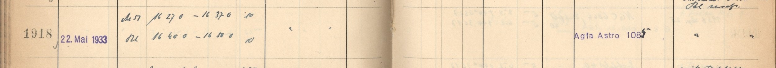 Plattenverzeichnis Eintrag01918