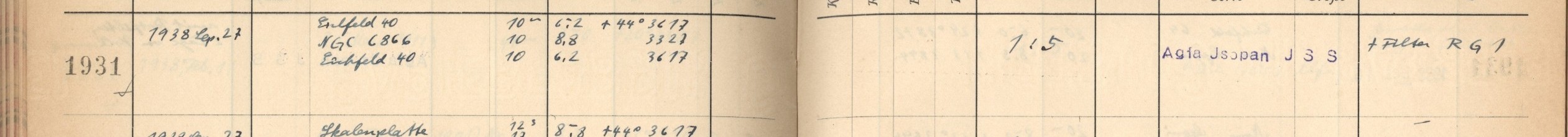 Plattenverzeichnis Eintrag01931