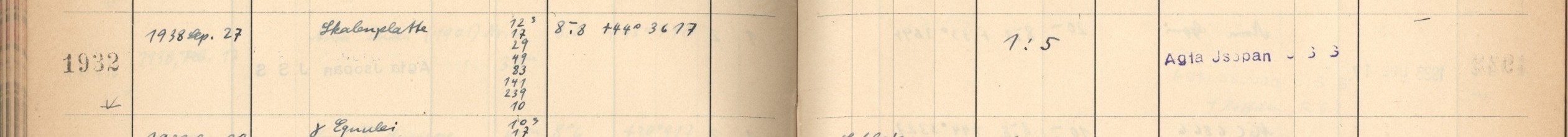 Plattenverzeichnis Eintrag01932