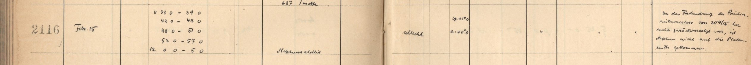 Plattenverzeichnis Eintrag02116