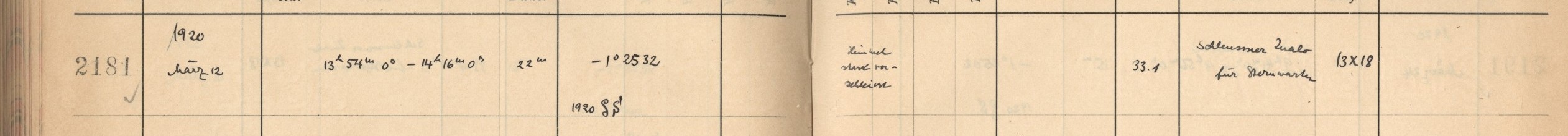 Plattenverzeichnis Eintrag02181