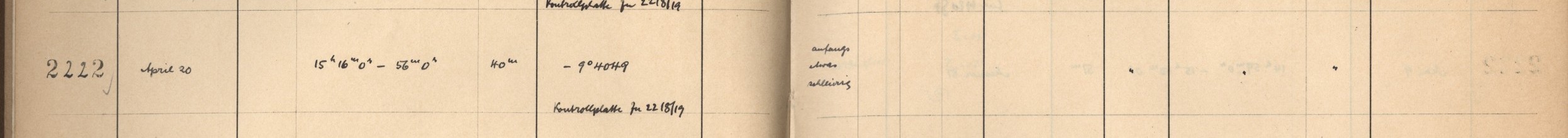 Plattenverzeichnis Eintrag02222