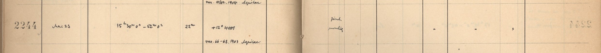 Plattenverzeichnis Eintrag02244