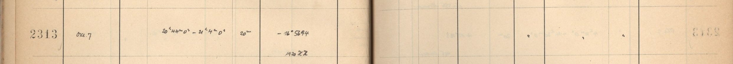 Plattenverzeichnis Eintrag02313