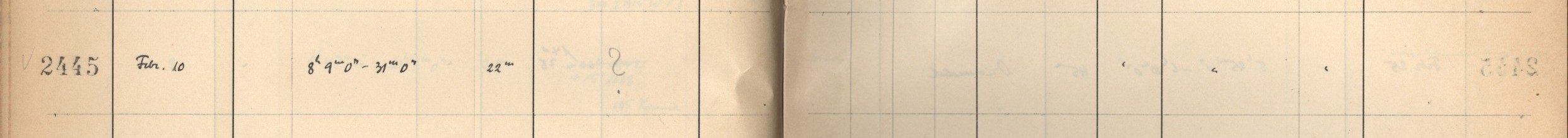 Plattenverzeichnis Eintrag02445