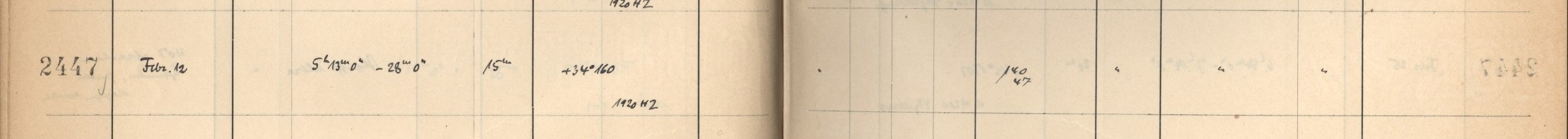 Plattenverzeichnis Eintrag02447
