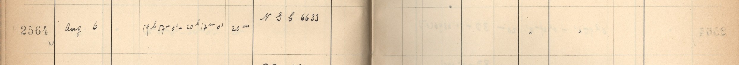 Plattenverzeichnis Eintrag02564