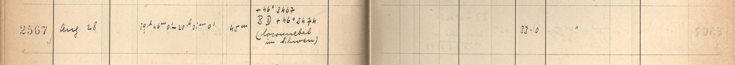 Plattenverzeichnis Eintrag02567