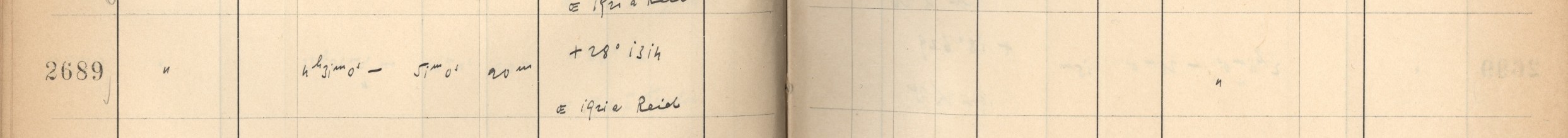 Plattenverzeichnis Eintrag02689