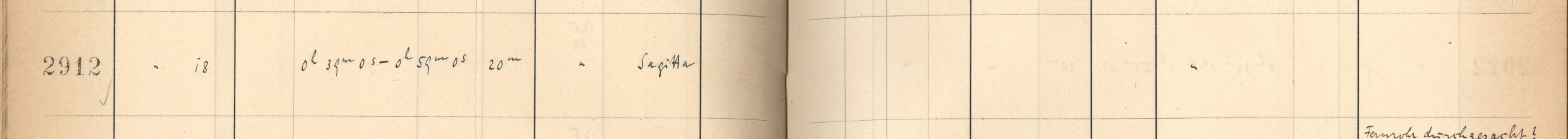 Plattenverzeichnis Eintrag02912
