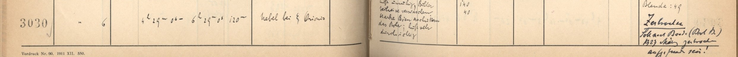Plattenverzeichnis Eintrag03030