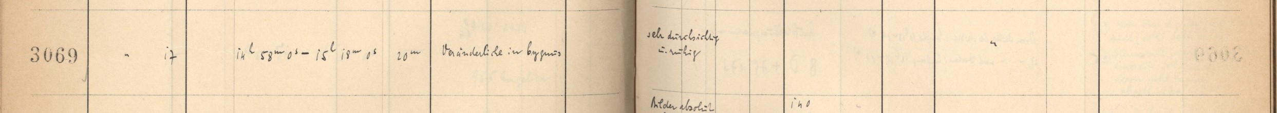 Plattenverzeichnis Eintrag03069